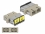 Delock Optical Fiber Coupler with laser protection flip SC Duplex female to SC Duplex female Multi-mode beige