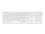 Delock USB Keyboard 2.4 GHz wireless white (flat)