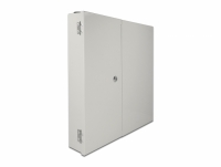 Delock Fiber optic wall distribution box with double door grey