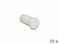 Delock Fiber optic dust cap for connector with 1.25 mm ferrule 10 pieces white