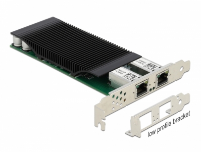 Delock PCI Express x4 Card to 2 x RJ45 Gigabit LAN PoE+ i350