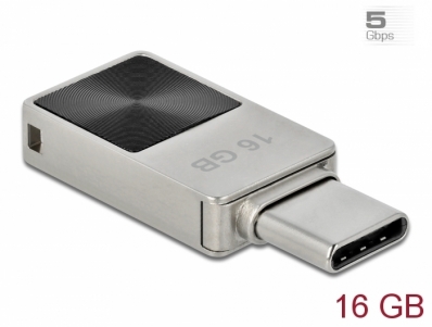 Delock Mini USB 3.2 Gen 1 USB-C™ Memory Stick 16 GB - Metal Housing