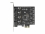 Delock PCI Express x1 Card to 4 x external USB Type-A female SuperSpeed USB (USB 3.2 Gen 1)