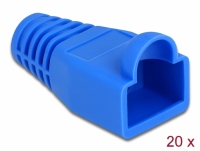 Delock Strain relief for RJ45 plug blue 20 pieces