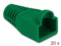 Delock Strain relief for RJ45 plug green 20 pieces