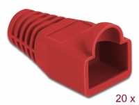 Delock Strain relief for RJ45 plug red 20 pieces