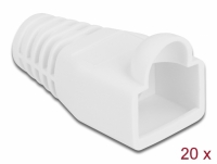 Delock Strain relief for RJ45 plug white 20 pieces