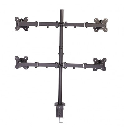 Quad Display Bracket w/ Pole & Desk Clamp