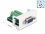 Delock Easy 45 Modul VGA Buchse zu 16 Pin Terminalblock 22,5 x 45 mm