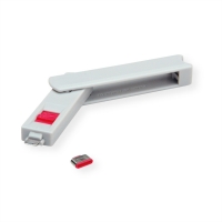 ROLINE USB Type C Port Blocker, 1x lock and 1x key