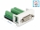 Delock Easy 45 Modul DVI 24+1 Buchse zu 27 Pin Terminalblock 22,5 x 45 mm