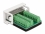 Delock Easy 45 Modul DVI 24+1 Buchse zu 27 Pin Terminalblock 22,5 x 45 mm