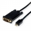 ROLINE Cable MiniDisplayPort - VGA, Mini DP M - VGA M, black, 1.5 m
