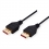 ROLINE DisplayPort Cable, v1.4, DP-DP, M/M, SLIM, black, 1 m