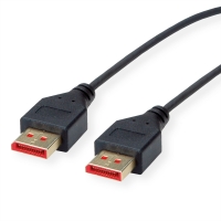 ROLINE DisplayPort Cable, v1.4, DP-DP, M/M, SLIM, black, 1.5 m