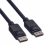 ROLINE DisplayPort v1.2 Cable, TPE, DP-DP, M/M, black, 1 m