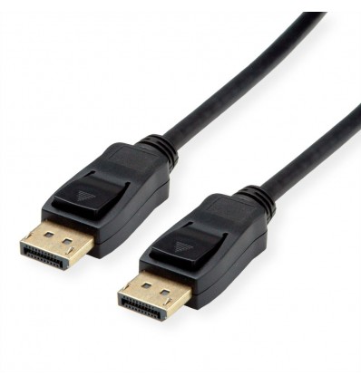 VALUE DisplayPort Cable, v1.4, DP-DP, M/M, black, 5 m