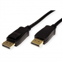 VALUE DisplayPort Cable, v1.4, DP-DP, M/M, black, 1.5 m