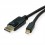 ROLINE Mini DisplayPort Cable, v1.3/v1.4, mDP-DP, M/M, black, 1.0 m