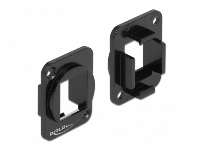 Delock Keystone Mounting 1 Port for D-type metal