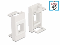 Delock Easy 45 Module Keystone Holder 22.5 x 45 mm, white