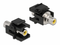 Delock Keystone Module RCA female > RCA female yellow / black