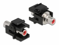 Delock Keystone Module RCA female > RCA female red / black