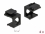 Delock Keystone cover black with 9.7 mm hole 4 pieces