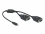 Delock Lighting Adapter USB Type-C™ to 2 x Serial RS-232 DB9 with 15 kV ESD protection