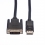 ROLINE DisplayPort Cable, DP-DVI (24+1), LSOH, M/M, black, 1 m