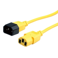 ROLINE Monitor Power Cable, IEC 320 C14 - C13, yellow, 3 m