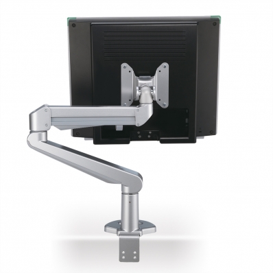 ROLINE LCD Monitor Stand Pneumatic, Desk Clamp, Pivot, 2 Joints