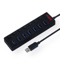 ROLINE USB 3.2 Gen 1 Hub, 7 Ports, switchable