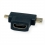 VALUE HDMI T-Adapter, HDMI - HDMI Mini + HDMI Micro