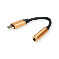 ROLINE GOLD Type C - 3.5mm Audio Adapter, M/F, 0.13 m