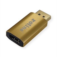 ROLINE GOLD 4K Adapter, active, v1.2, DP-HDMI, M/F