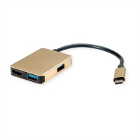 ROLINE GOLD USB Type C Docking Station, 4K HDMI, 2x USB 3.2 Gen 1 ports, 1x USB