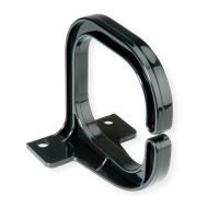 Value 19" cable manager, 80x80mm, plastic, black