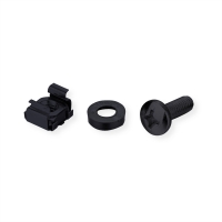 Roline Mounting material for 19" components, M5, 100 pieces, black