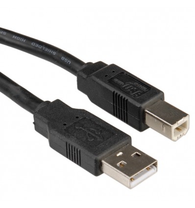 ROLINE USB 2.0 Cable, Type A-B 4.5 m