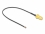 Delock Antenna Cable SMA jack bulkhead to MHF® 4L LK plug 1.37 20 cm thread length 10 mm
