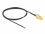 Delock Antenna Cable RP-SMA jack bulkhead to MHF® 4L LK plug 1.37 50 cm thread length 10 mm