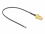Delock Antenna Cable RP-SMA jack bulkhead to MHF® 4L LK plug 1.37 20 cm thread length 10 mm
