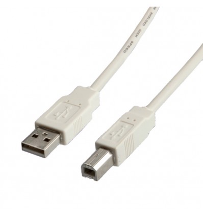 VALUE USB 2.0 Cable, Type A-B 0.8 m