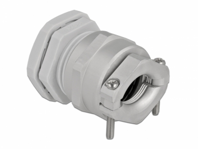 Delock Cable Gland PG29 with strain relief and bending protection grey