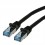 ROLINE S/FTP Patch Cord Cat.6A, Component Level, LSOH, black, 1.5 m