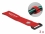 Delock Hook-and-loop cable tie with Loop and Fastening Eyelet L 280 x W 38 mm red 3 pieces