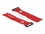 Delock Hook-and-loop cable tie with Loop and Fastening Eyelet L 280 x W 38 mm red 3 pieces
