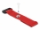 Delock Hook-and-loop cable tie with Loop and Fastening Eyelet L 150 x W 20 mm red 5 pieces