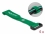 Delock Hook-and-loop cable tie with Loop and Fastening Eyelet L 150 x W 20 mm green 5 pieces